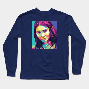 Maria Zhang Suki In Pop Art Long Sleeve T-Shirt